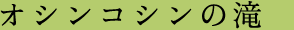 オシンコシンの滝